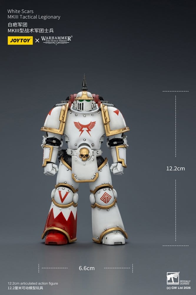 Joy Toy (CN) Warhammer The Horus Heresy White Scars MKIll Tactical Legionary Actionfigur