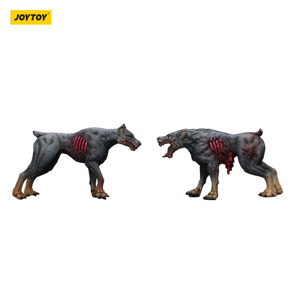 Joy Toy (CN) Zombie Dark Source 2er-Pack Police Dogs Actionfiguren