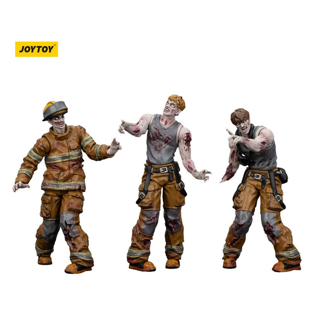 Joy Toy (CN) Zombie Dark Source 3er-Pack Firefighters Actionfiguren