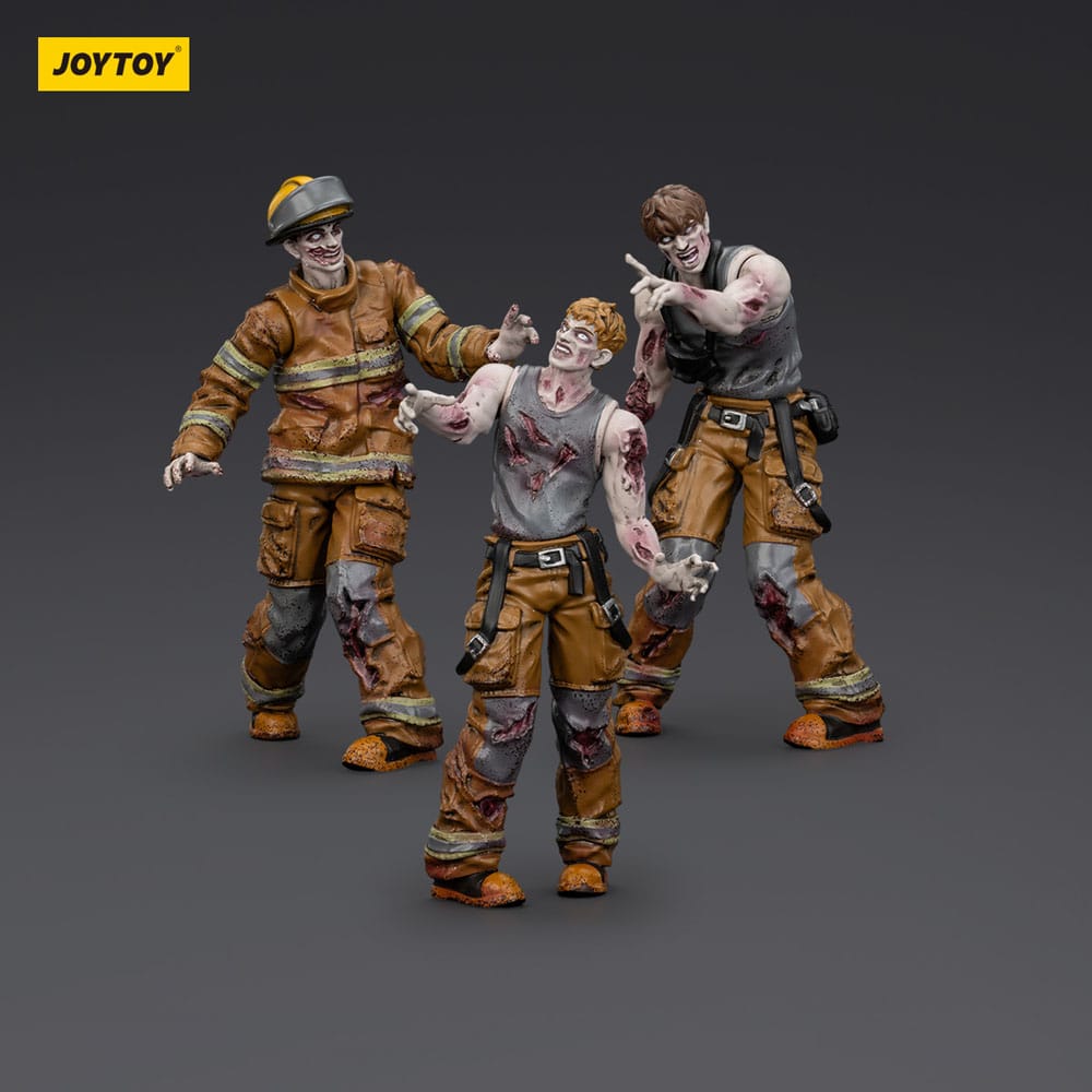 Joy Toy (CN) Zombie Dark Source 3er-Pack Firefighters Actionfiguren