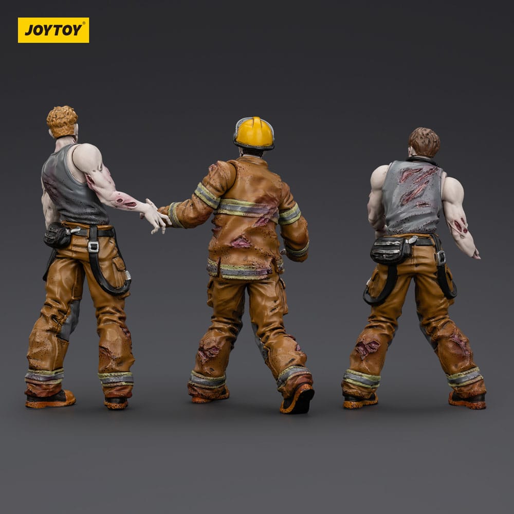 Joy Toy (CN) Zombie Dark Source 3er-Pack Firefighters Actionfiguren