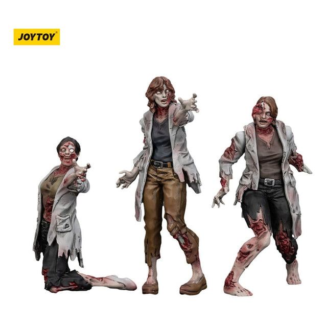Joy Toy (CN) Zombie Dark Source 3er-Pack Scientists (Female) Actionfiguren