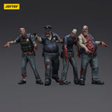 Joy Toy (CN) Zombie Dark Source 4er-Pack Police (Male) Actionfiguren