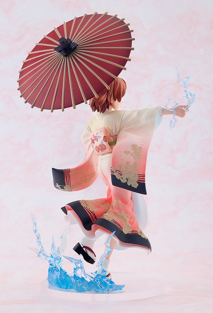 Kadokawa A Certain Scientific Railgun T Mikoto Misaka Furisode Kimono Ver. 1/7 Statue