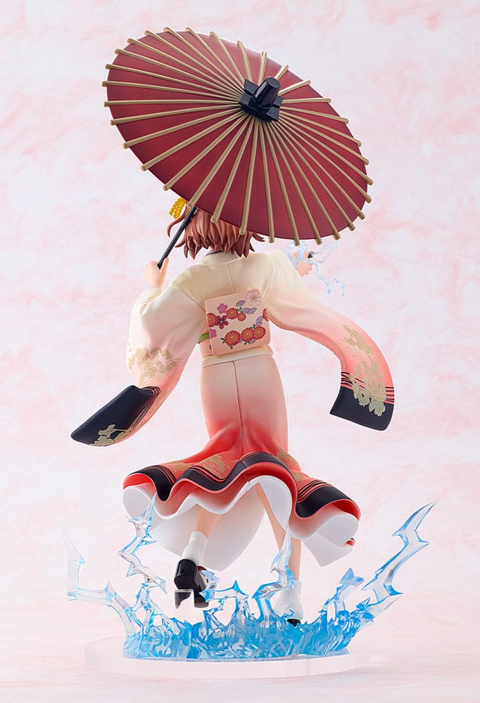 Kadokawa A Certain Scientific Railgun T Mikoto Misaka Furisode Kimono Ver. 1/7 Statue