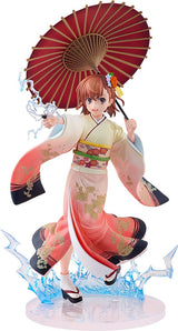 Kadokawa A Certain Scientific Railgun T Mikoto Misaka Furisode Kimono Ver. 1/7 Statue
