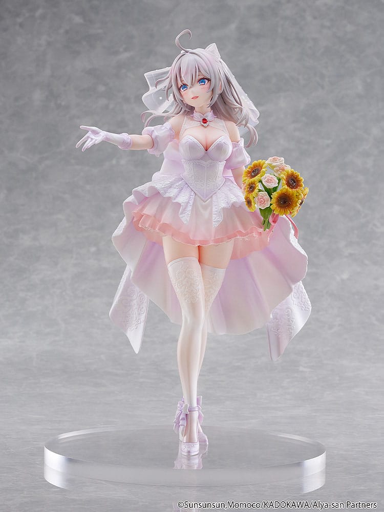 Kadokawa Alya Sometimes Hides Her Feelings In Russian Alisa Mikhailovna Kujou Wedding Dress Ver. 1/7 Statue
