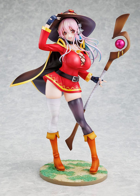 Kadokawa Konosuba Super Sonico x Megumin Collaboration Ver. 1/7 Statue