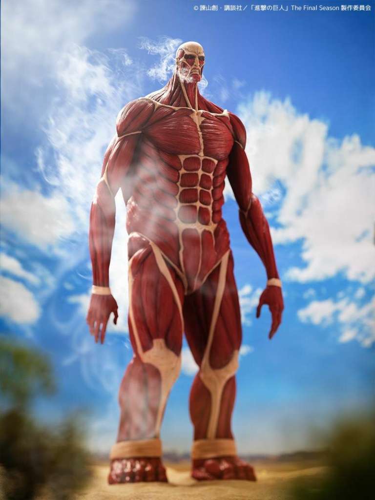 Kaiyodo Attack on Titan Colossal Titan 63 cm Mega Soft Vinyl Figur