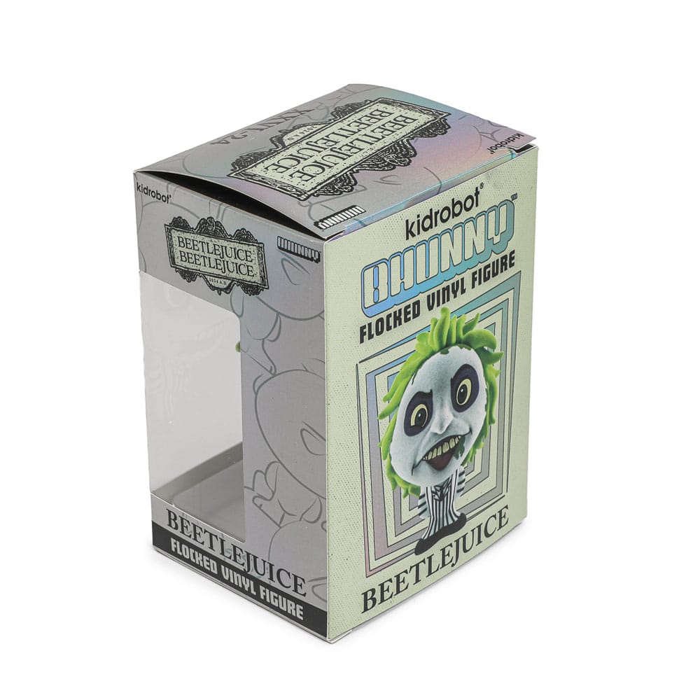 Kidrobot Beetlejuice Beetlejuice Bhunny Beetlejuice Striped Suit Flocked Vinyl Figur
