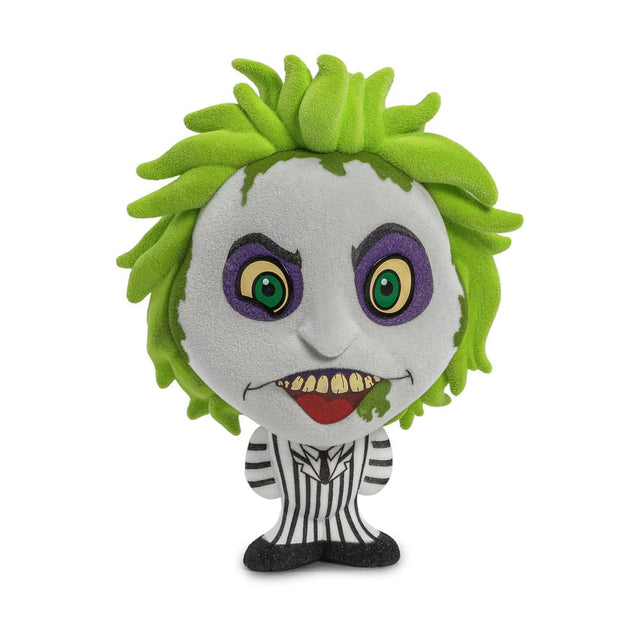 Kidrobot Beetlejuice Beetlejuice Bhunny Beetlejuice Striped Suit Flocked Vinyl Figur