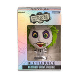 Kidrobot Beetlejuice Beetlejuice Bhunny Beetlejuice Striped Suit Flocked Vinyl Figur