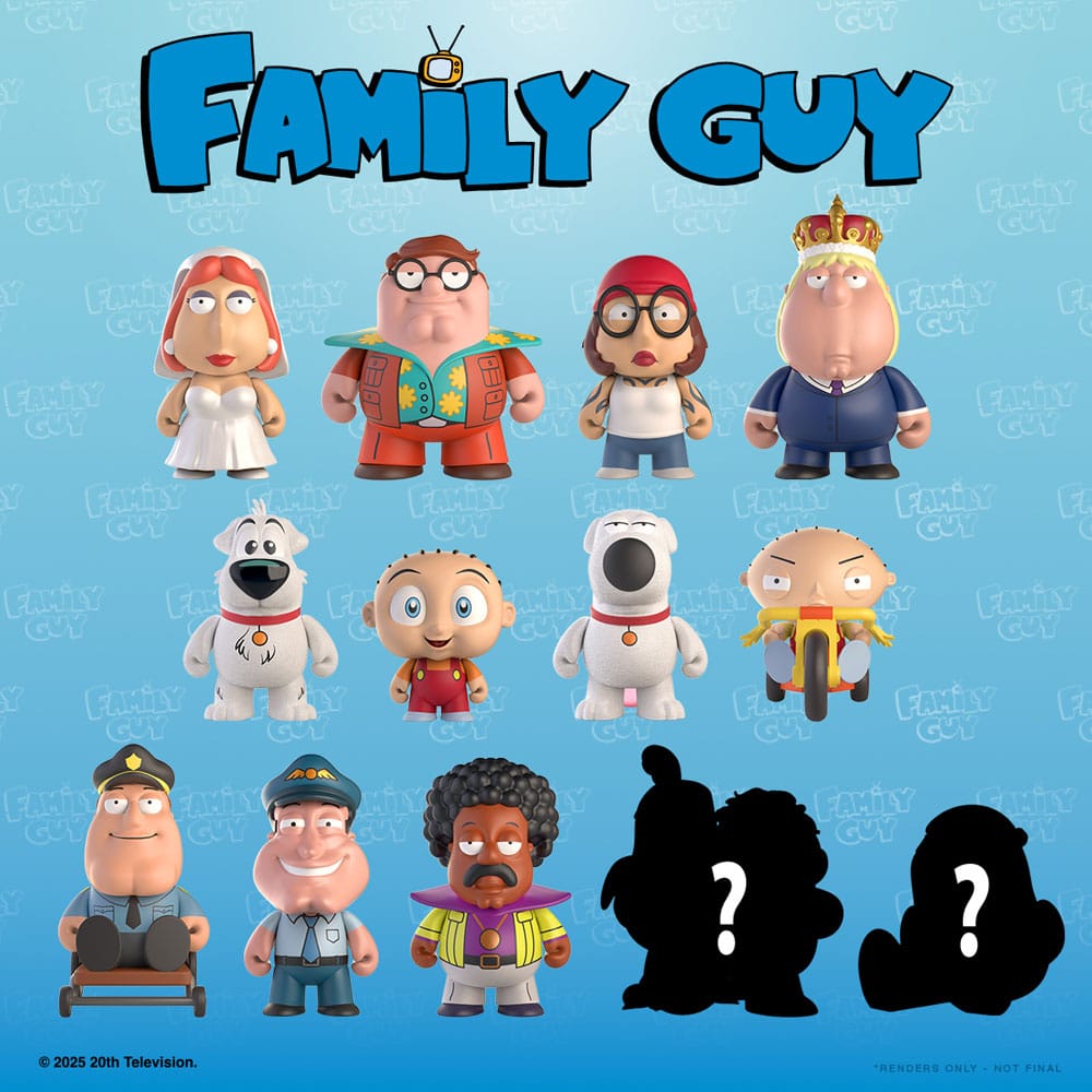 Kidrobot Family Guy Freakin’ Sweet Mini Series Blind Box Minifiguren Display (24)