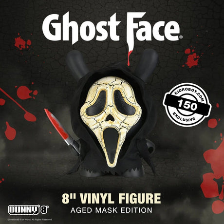 Kidrobot Ghost Face Dunny Aged Mask Edition Art Toy Vinyl Figur