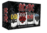 KKL AC/DC Black Ice 4er-Pack Schnapsgläser