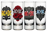 KKL AC/DC Black Ice 4er-Pack Schnapsgläser