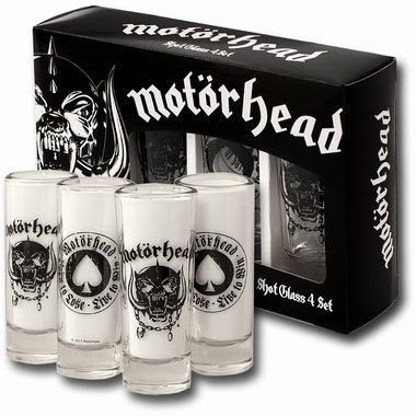 KKL Motörhead Schnapsgläser 4er-Pack