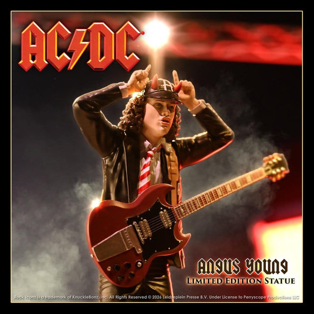 Knucklebonz AC/DC Angus Young IV Rock Iconz 1/9 Statue