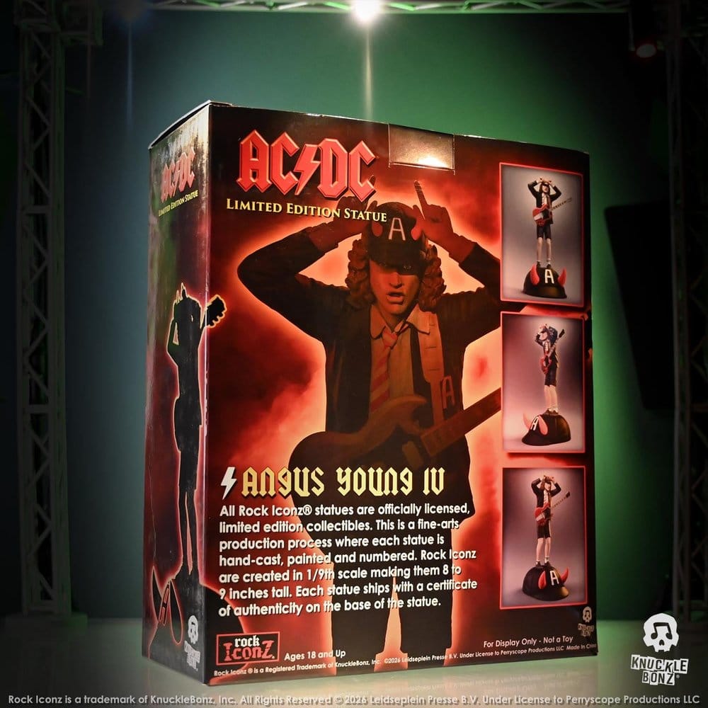 Knucklebonz AC/DC Angus Young IV Rock Iconz 1/9 Statue