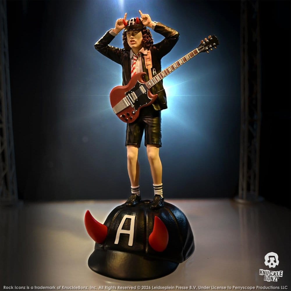 Knucklebonz AC/DC Angus Young IV Rock Iconz 1/9 Statue