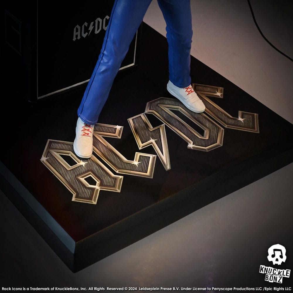 Knucklebonz AC/DC Brian Johnson Rock Iconz Statue