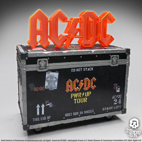 Knucklebonz AC/DC PWR UP Tour Road Case Rock Ikonz On Tour Statue