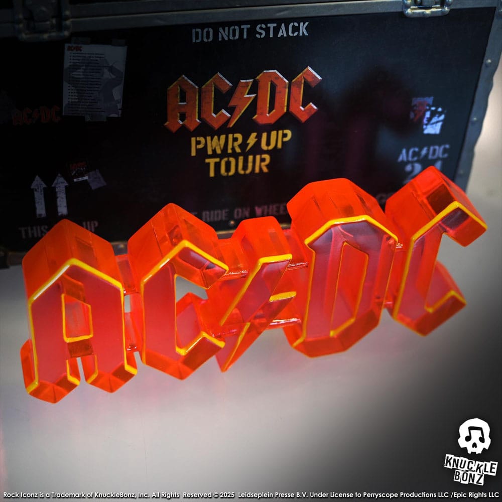 Knucklebonz AC/DC PWR UP Tour Road Case Rock Ikonz On Tour Statue