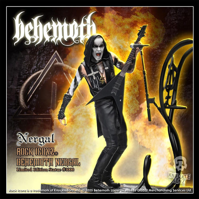 Knucklebonz Behemoth Nergal Rock Iconz Statue