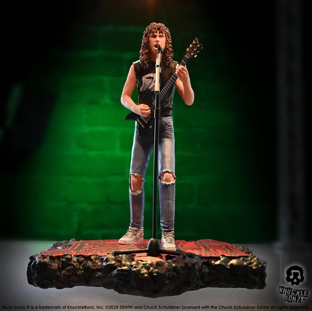 Knucklebonz Death Chuck Schuldiner II Rock Iconz Statue