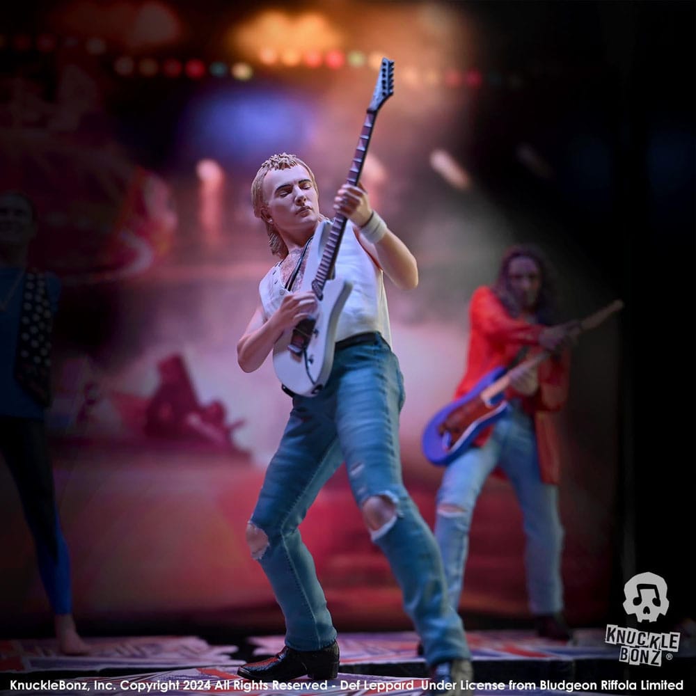 Knucklebonz Def Leppard Phil Collen Rock Iconz Statue