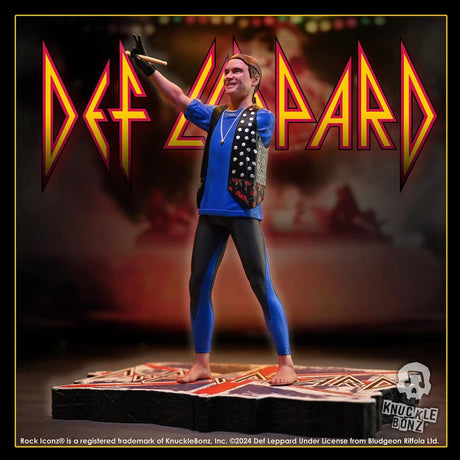 Knucklebonz Def Leppard Rick Allen Rock Iconz Statue