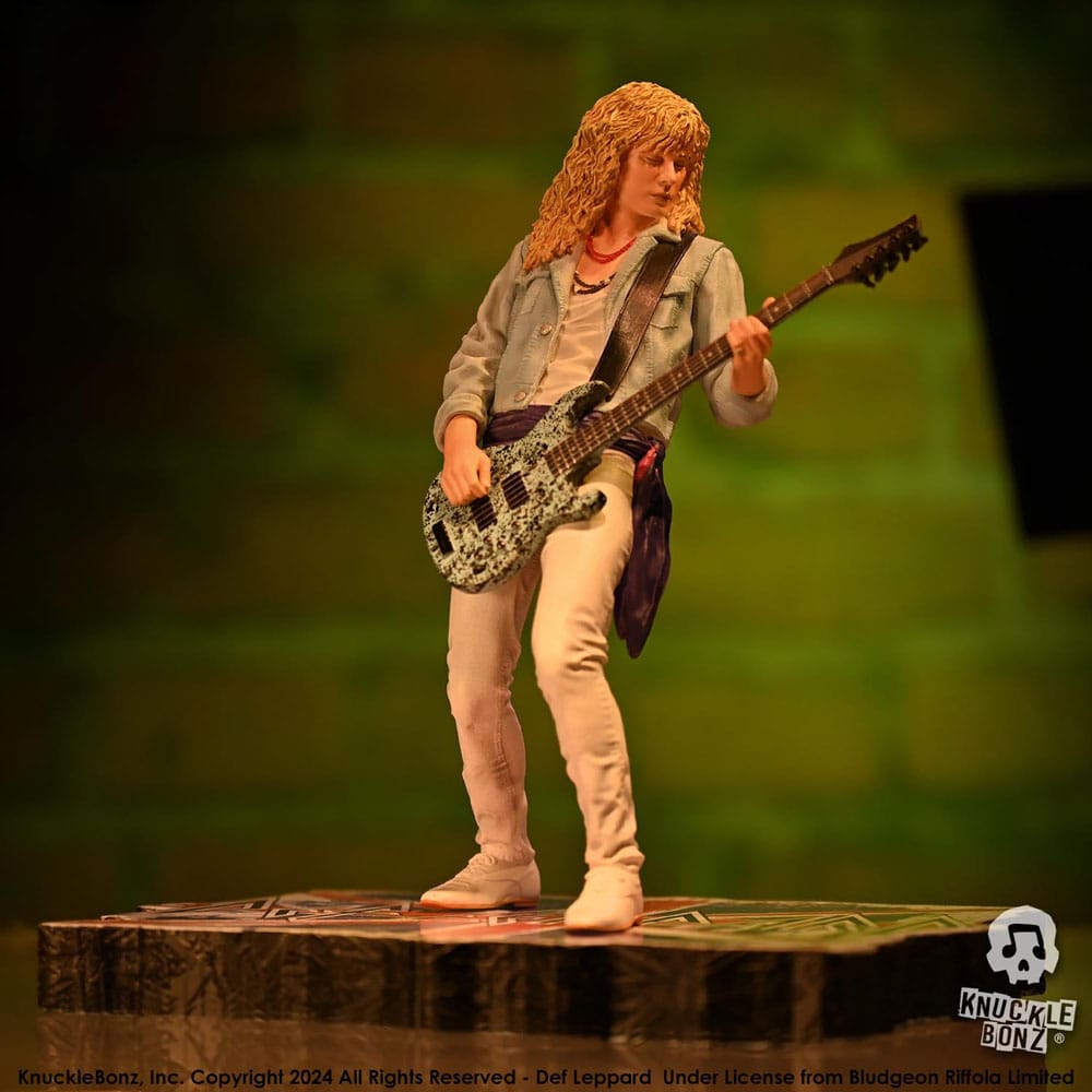 Knucklebonz Def Leppard Rick Savage Rock Iconz Limited Edition 1/9 Statue
