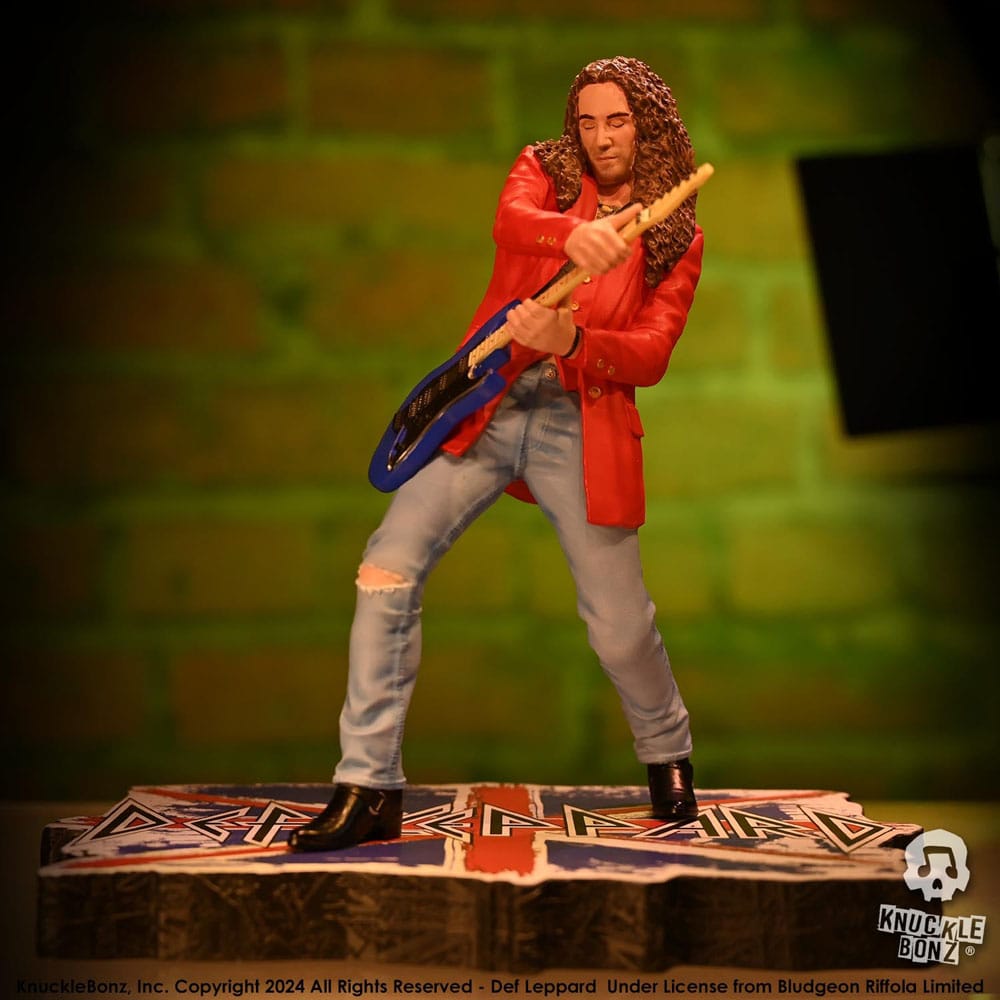 Knucklebonz Def Leppard Vivian Campbell Rock Iconz Statue