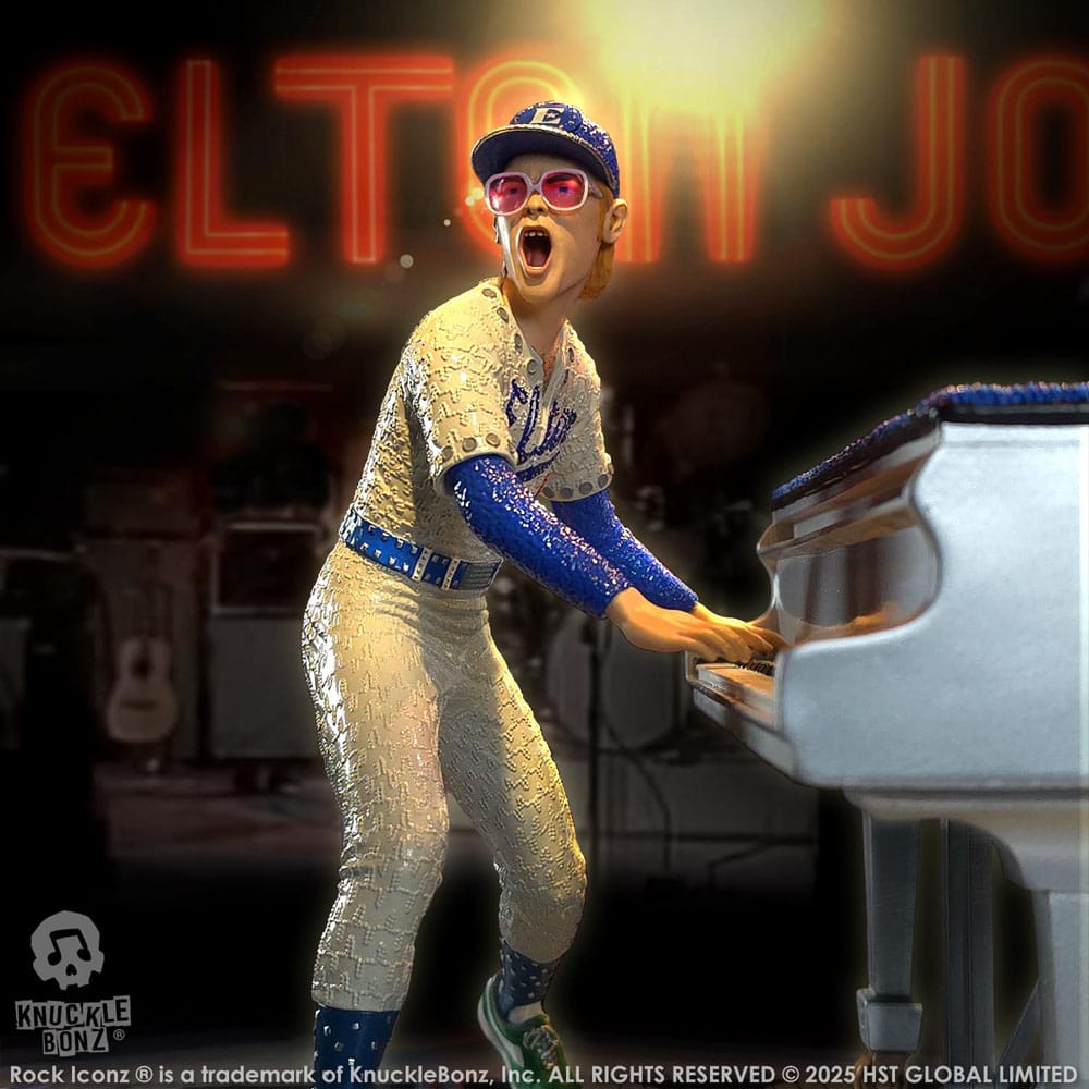 Knucklebonz Elton John Elton John Rock Iconz Statue