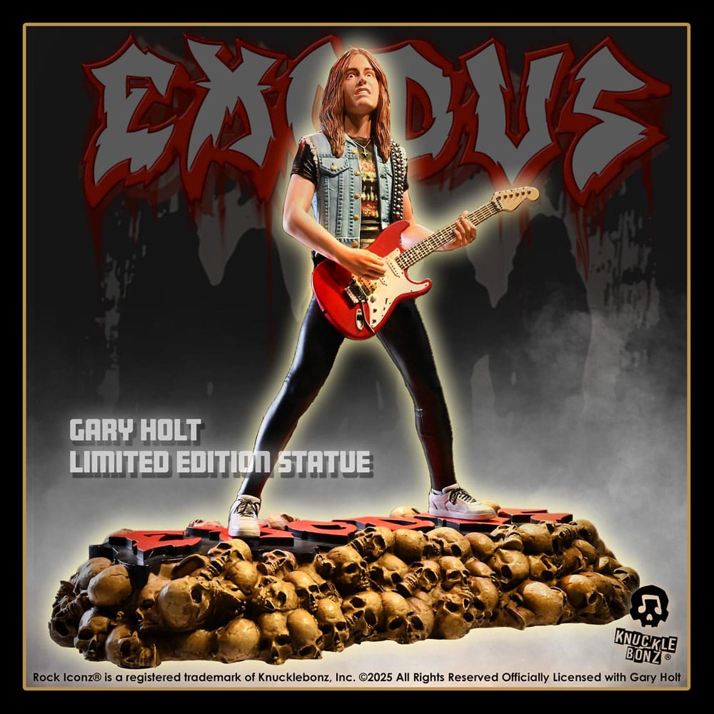Knucklebonz Exodus Gary Holt Rock Iconz 1/9 Statue