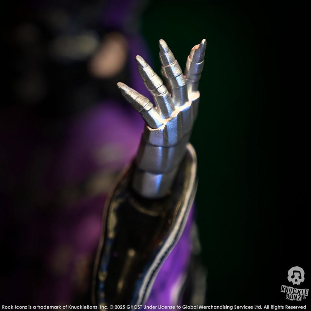 Knucklebonz Ghost Papa V Perpetua Purple Robes Rock Iconz Statue