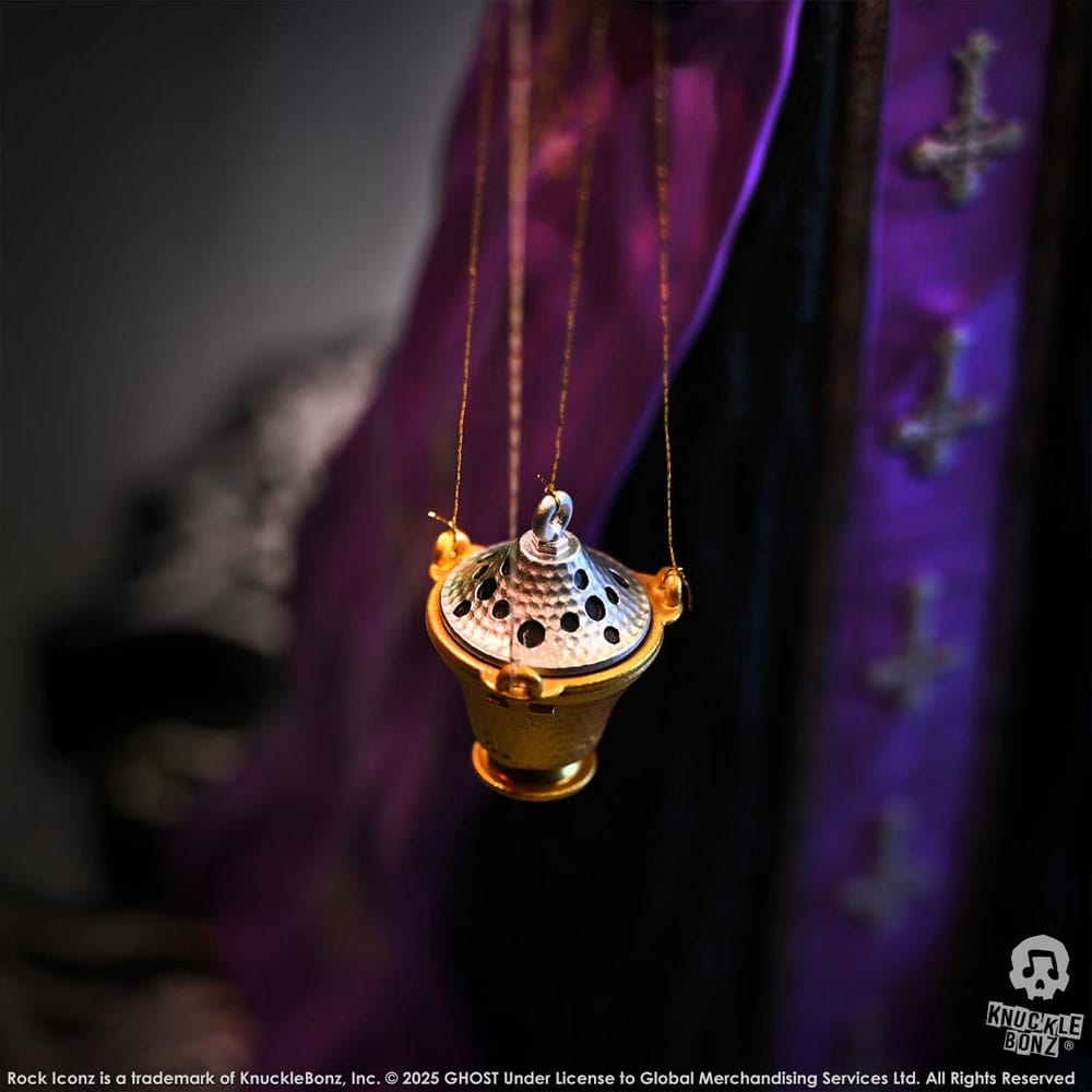 Knucklebonz Ghost Papa V Perpetua Purple Robes Rock Iconz Statue