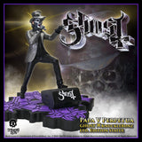 Knucklebonz Ghost Papa V Perpetua Top Hat Rock Iconz Statue