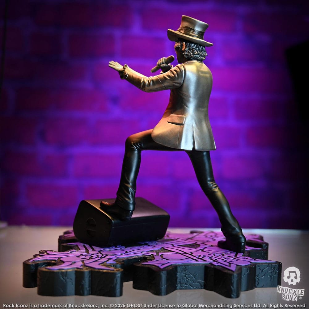Knucklebonz Ghost Papa V Perpetua Top Hat Rock Iconz Statue