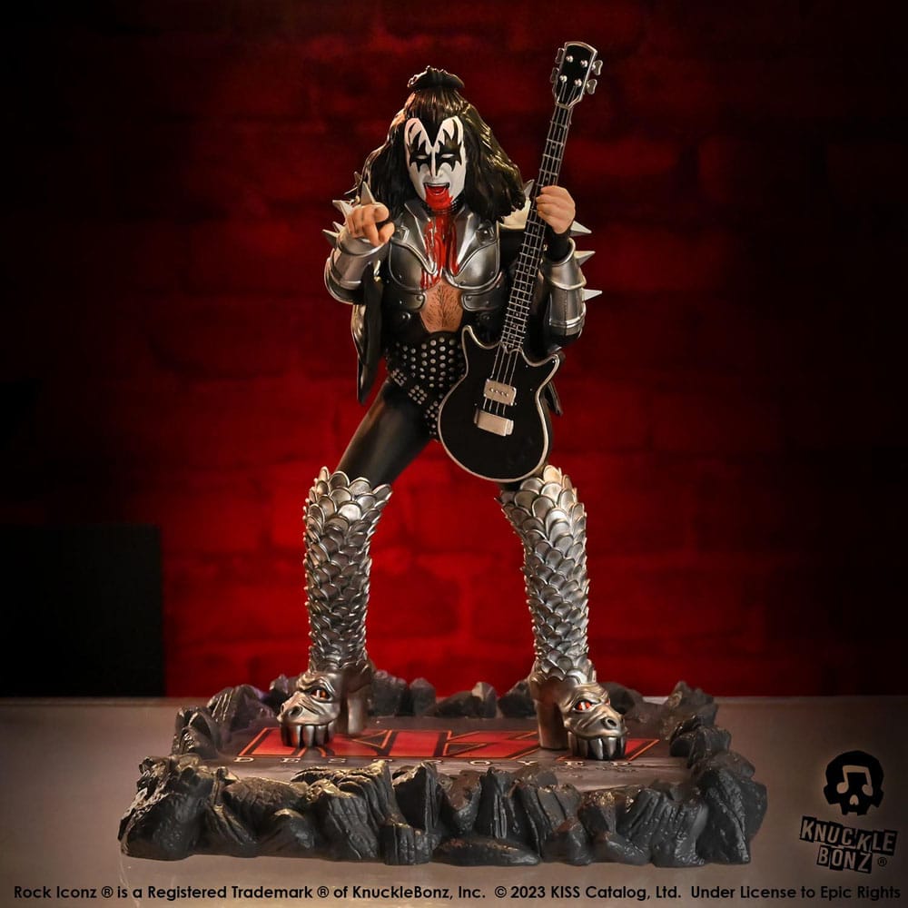 Knucklebonz Kiss Rock The Demon (Destroyer) Iconz Statue