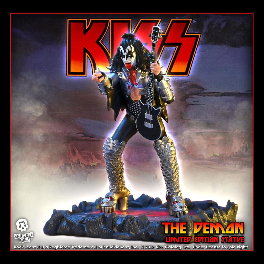 Knucklebonz Kiss Rock The Demon (Destroyer) Iconz Statue