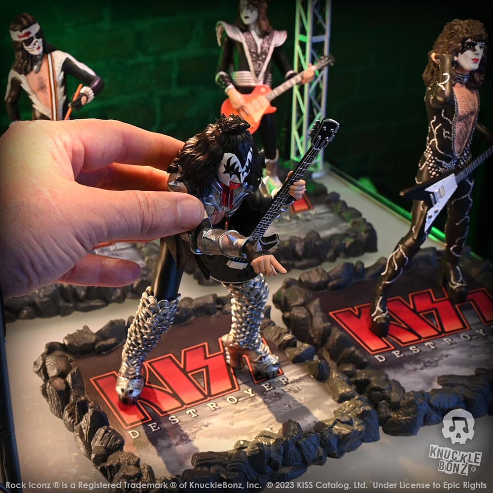 Knucklebonz Kiss Rock The Demon (Destroyer) Iconz Statue