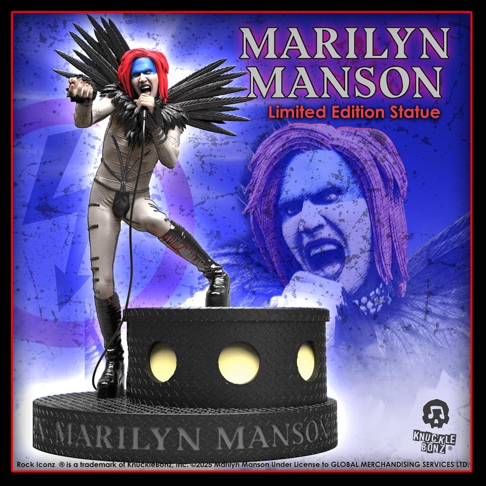 Knucklebonz Marilyn Manson II Rock Iconz Statue