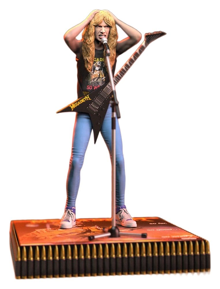 Knucklebonz Megadeth Dave Mustaine II Rock Iconz Statue