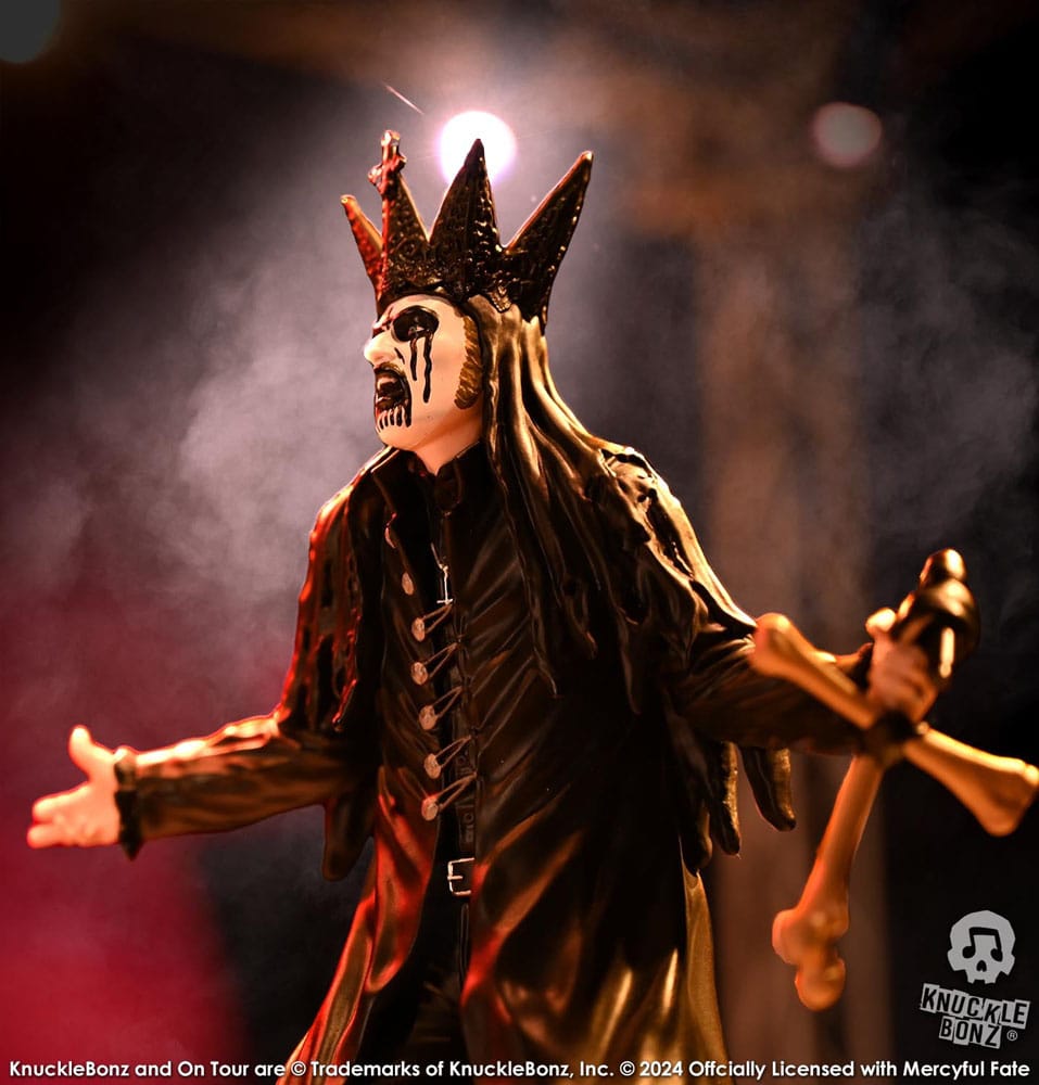 Knucklebonz Mercyful Fate King Diamond III (Black Version) Rock Iconz Statue
