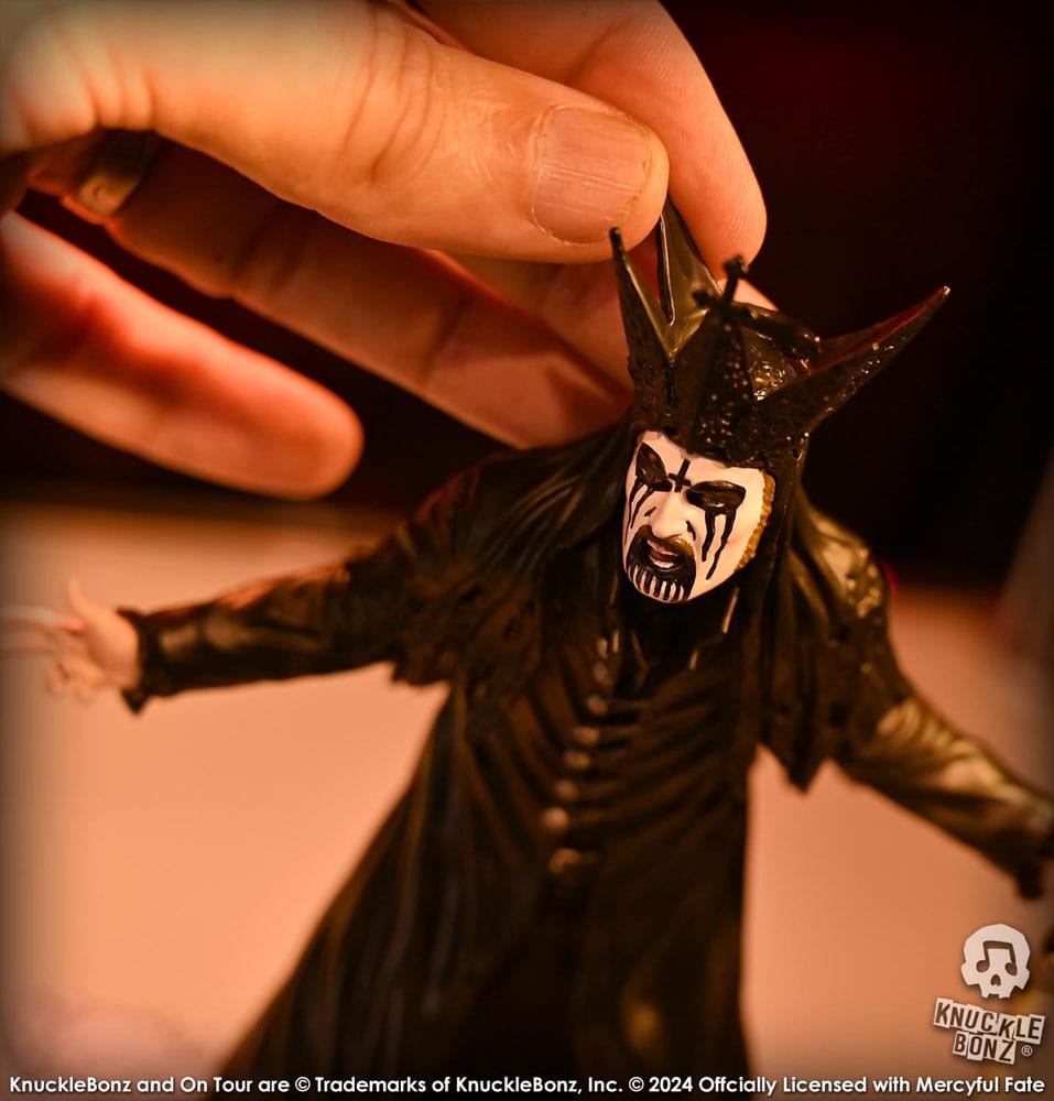 Knucklebonz Mercyful Fate King Diamond III (Black Version) Rock Iconz Statue