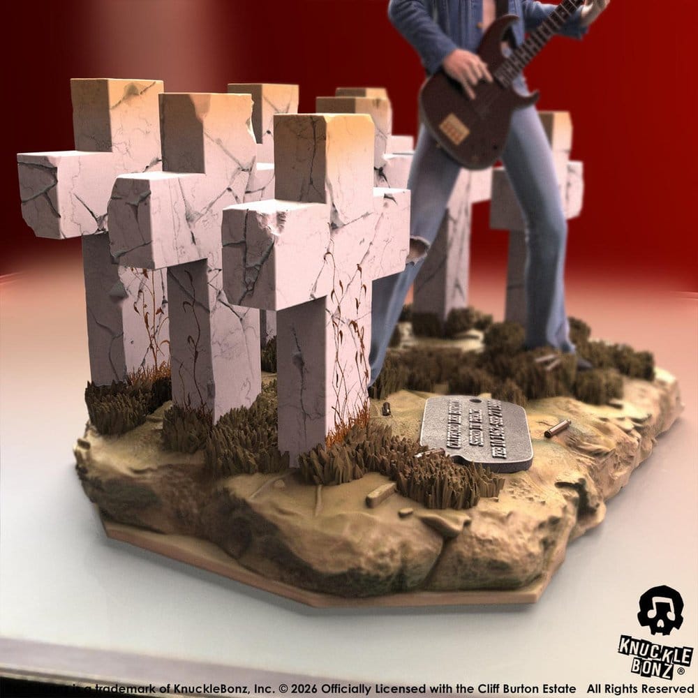 Knucklebonz Metallica Cliff Burton III Rock Iconz Figur
