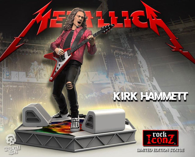 Knucklebonz Metallica Kirk Hammett Limited Edition Rock Iconz Statue