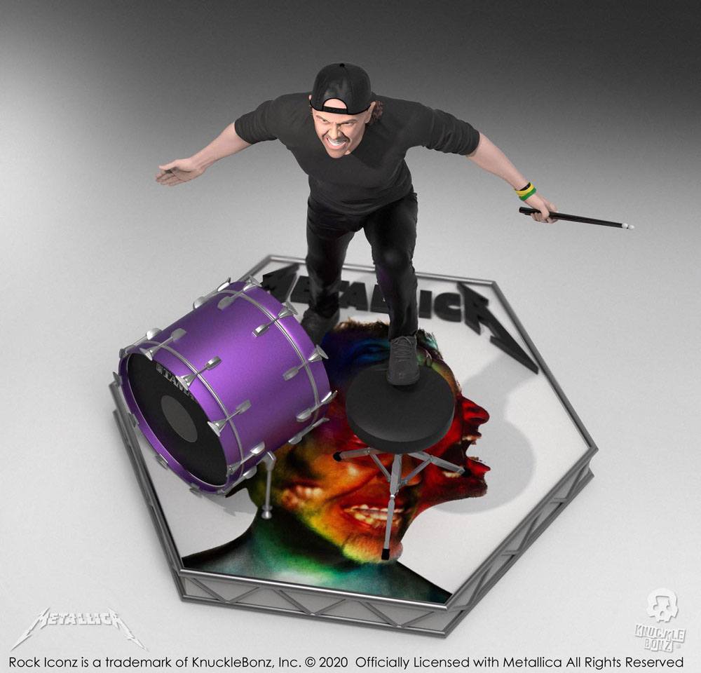 Knucklebonz Metallica Lars Ulrich Limited Edition Rock Iconz Statue