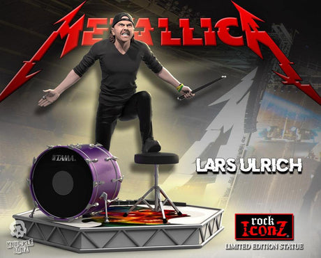 Knucklebonz Metallica Lars Ulrich Limited Edition Rock Iconz Statue